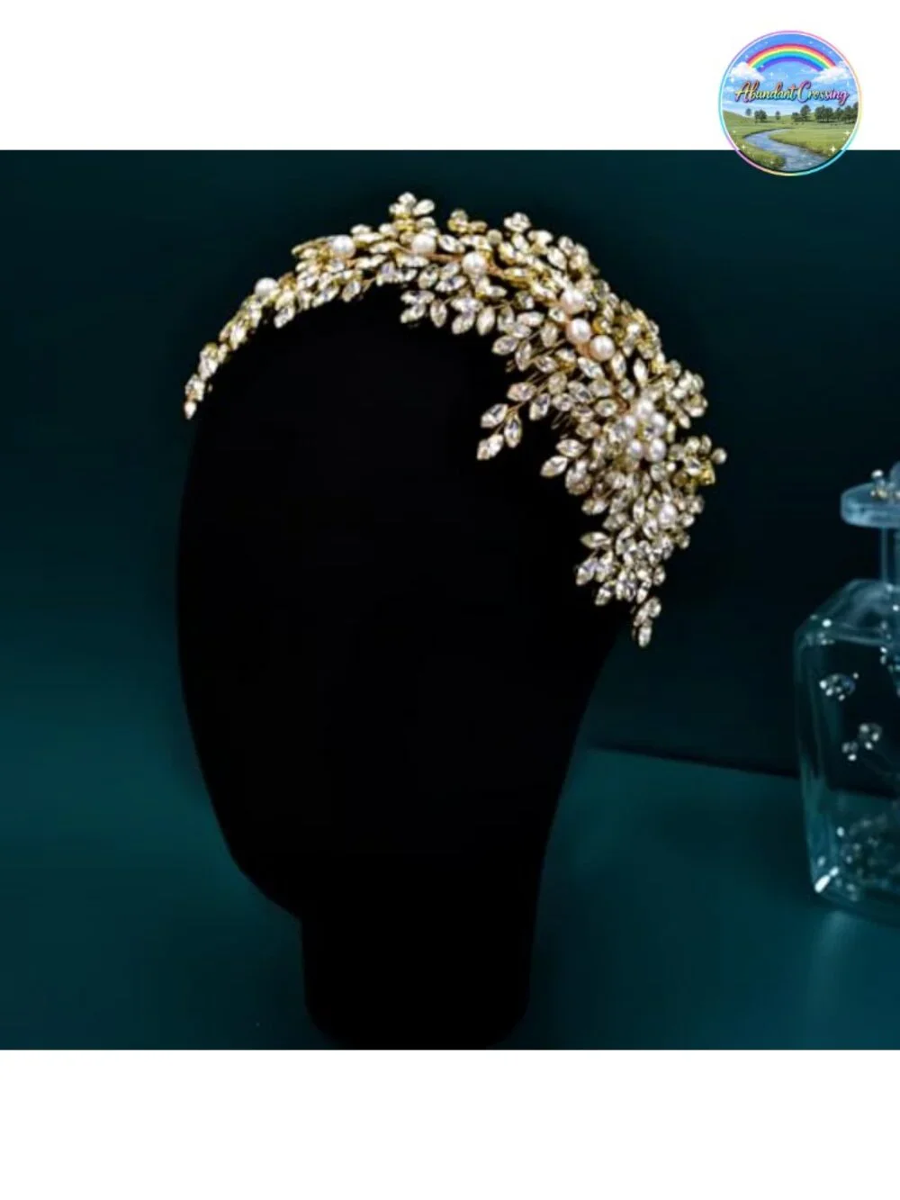 Crystal Pearl Rhinestone Wedding Hair Comb Bridal Side Comb Women Girls